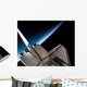 Space Shuttle Endeavour Backdropped Wall Decal Design 1