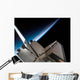 Space Shuttle Endeavour Backdropped Wall Decal Design 1