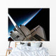 Space Shuttle Endeavour Backdropped Wall Decal Design 1