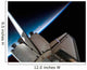 Space Shuttle Endeavour Backdropped Wall Decal Design 1