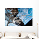 Space Shuttle Endeavour Docked Wall Decal Design 2