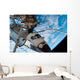 Space Shuttle Endeavour Docked Wall Decal Design 2