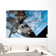 Space Shuttle Endeavour Docked Wall Decal Design 2