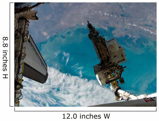 Space Shuttle Endeavour's Remote Wall Decal