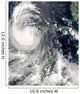 Hurricane Dean Wall Decal Design 2