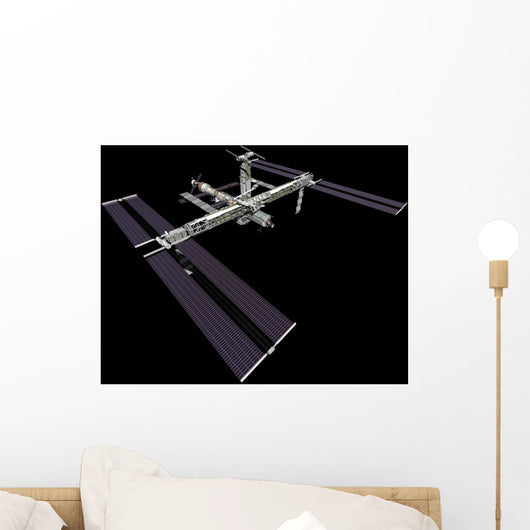 Computer Generated International Space Wall Decal Design 3