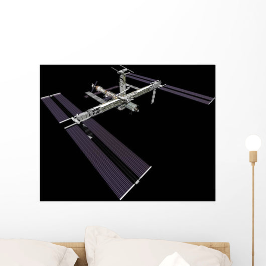 Computer Generated International Space Wall Decal Design 3