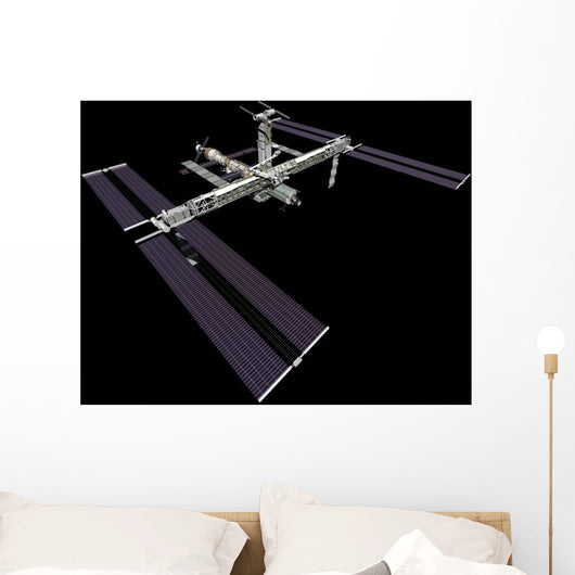 Computer Generated International Space Wall Decal Design 3