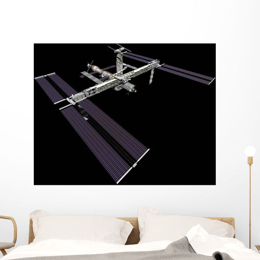 Computer Generated International Space Wall Decal Design 3