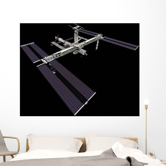 Computer Generated International Space Wall Decal Design 3