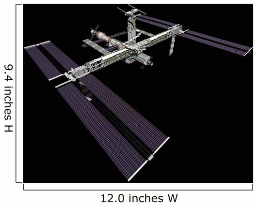 Computer Generated International Space Wall Decal Design 3