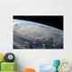Hurricane Felix over Caribbean Wall Decal Design 1