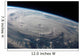 Hurricane Felix over Caribbean Wall Decal Design 1