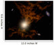 Supermassive Black Hole Galaxy's Wall Decal