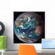 Full Earth Showing Global Wall Decal Design 2