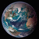 Full Earth Showing Global Wall Decal Design 2