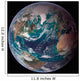 Full Earth Showing Global Wall Decal Design 2