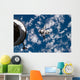 Space Shuttle Discovery Backdropped Wall Decal Design 2