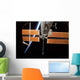 International Space Station Backdropped Wall Decal Design 2