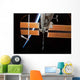 International Space Station Backdropped Wall Decal Design 2