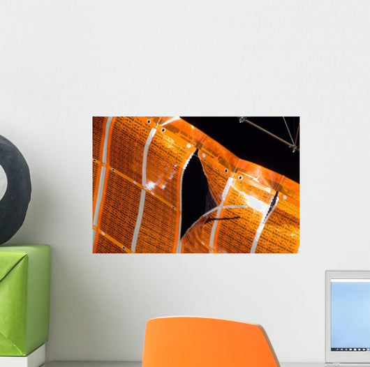 Close-up Tear Solar Array Wall Decal