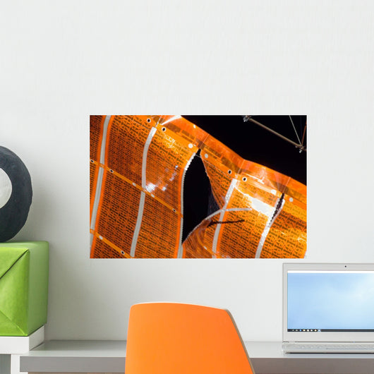 Close-up Tear Solar Array Wall Decal