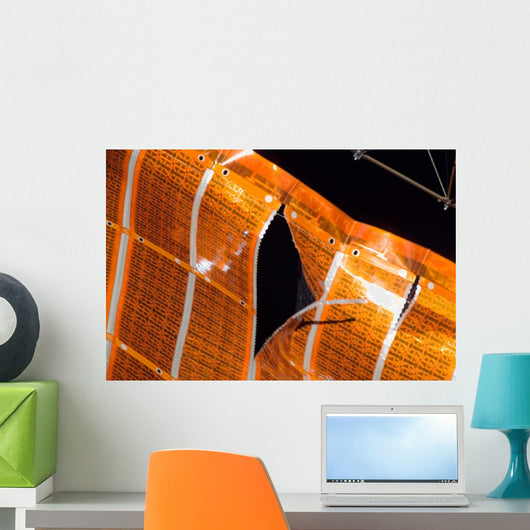 Close-up Tear Solar Array Wall Decal
