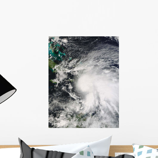 Tropical Storm Noel over Wall Decal Design 1