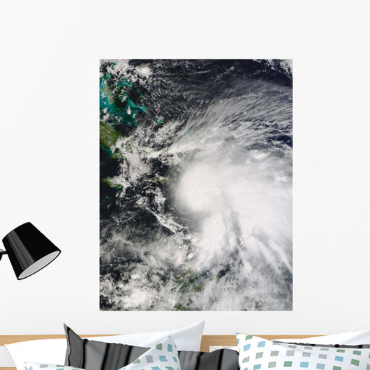 Tropical Storm Noel over Wall Decal Design 1