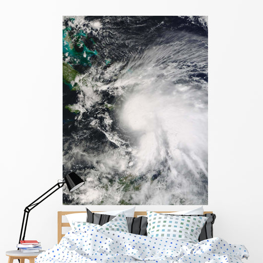 Tropical Storm Noel over Wall Decal Design 1