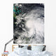 Tropical Storm Noel over Wall Decal Design 1
