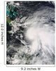 Tropical Storm Noel over Wall Decal Design 1
