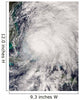 Tropical Storm Noel over Wall Decal Design 2