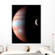 Jupiter and Its Volcanic Wall Decal