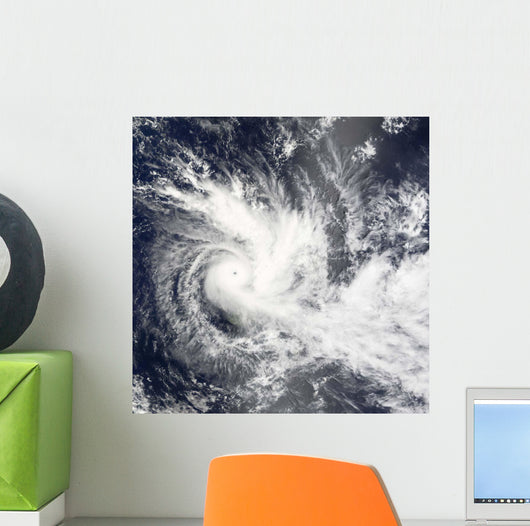 Tropical Cyclone Daman over Wall Decal