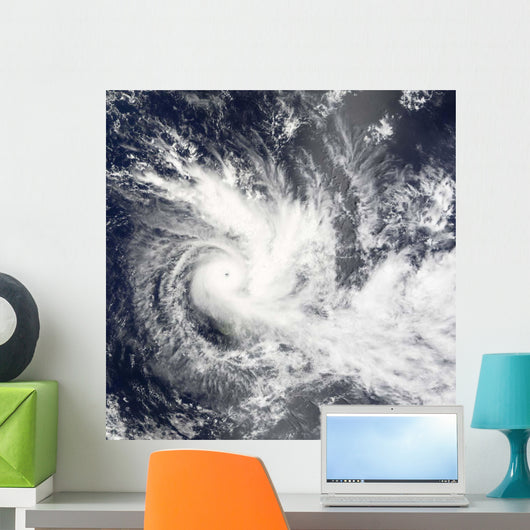 Tropical Cyclone Daman over Wall Decal