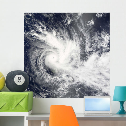 Tropical Cyclone Daman over Wall Decal