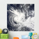 Tropical Cyclone Daman over Wall Decal