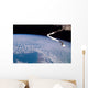 Robotic Canadarm2 above Earth Wall Decal