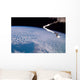 Robotic Canadarm2 above Earth Wall Decal