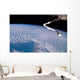 Robotic Canadarm2 above Earth Wall Decal