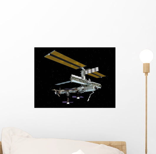 Computer Generated International Space Wall Decal Design 4