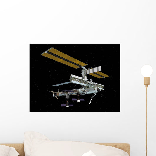 Computer Generated International Space Wall Decal Design 4