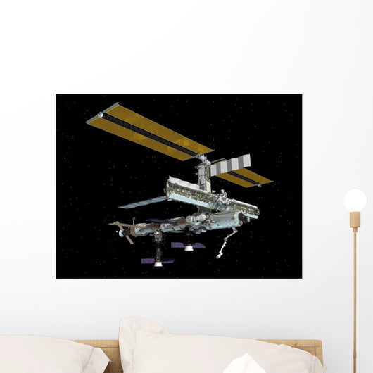 Computer Generated International Space Wall Decal Design 4