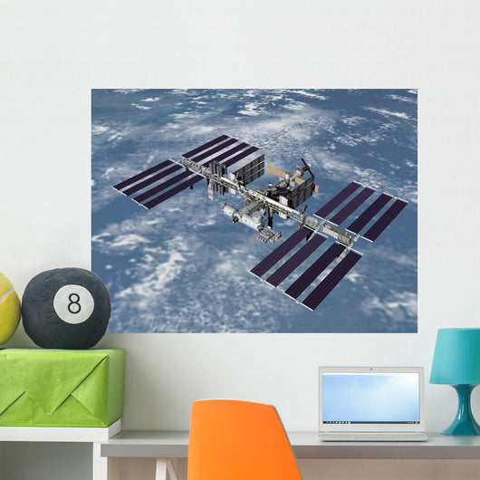 Computer Generated International Space Wall Decal Design 5