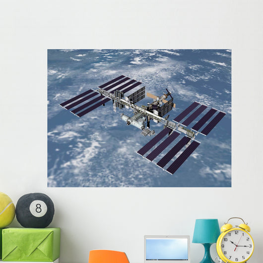 Computer Generated International Space Wall Decal Design 5