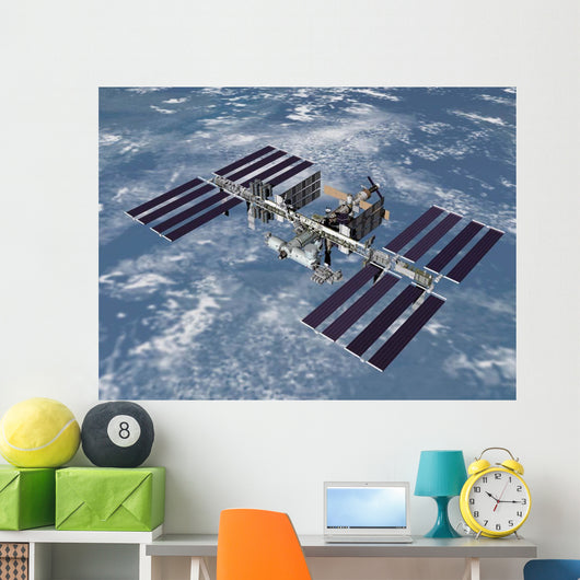 Computer Generated International Space Wall Decal Design 5