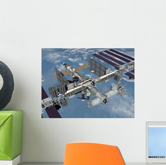 Computer Generated International Space Wall Decal Design 6