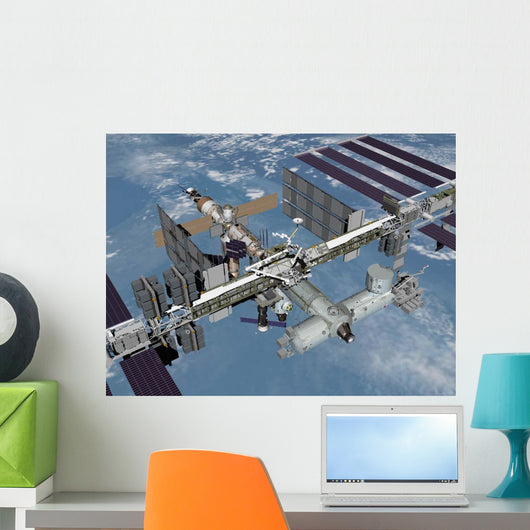 Computer Generated International Space Wall Decal Design 6
