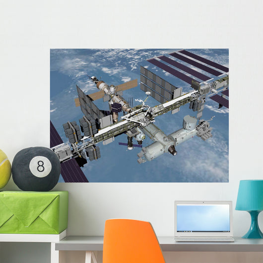 Computer Generated International Space Wall Decal Design 6